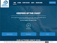 Tablet Screenshot of keepersofthecoast.com